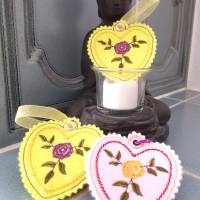 Stickdatei Rosen Schlüsselanhänger Bild 7