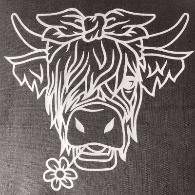 Kissenhülle Motiv Hochlandrind, Highland Rind