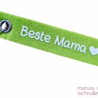 Schlüsselanhänger aus Filz "Beste Mama" Geschenk, Muttertag Bild 4