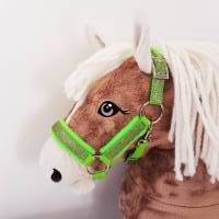 Halfter Hobby Horse Glitzer grün personalisierbar Bild 3