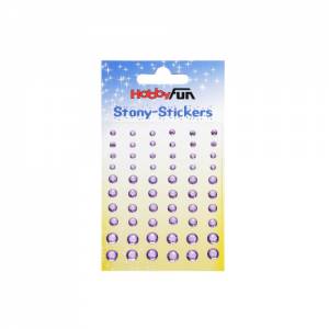 Stony-Stickers rund 60 Stück lila Bild 1