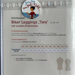 Pattydoo Papierschnittmuster Bikerleggings Tara, Gr. 32-54 Bild 3