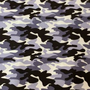Baumwollstoff/Webware Camouflage, Tarnstoff, blau/graublau/schwarz Bild 1