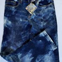 Jungen Destroyed-Look /Batik Jeans Upcycling Jeans Hose von Marke LUCKY BRAND in einem neuen Look. Bild 6