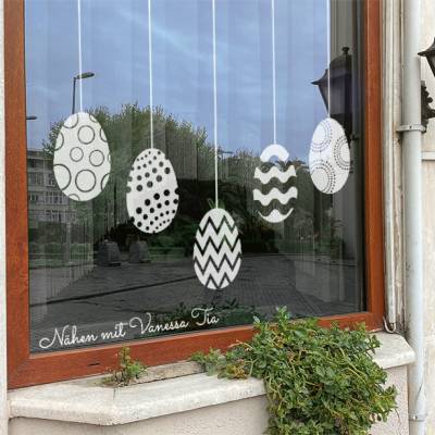 Ostereier Fensterbild