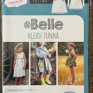 Papier-Schnittmuster #Belle, Kleid/Tunika, rosarosa, Gr. 74-164 Bild 1