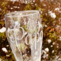 Weizenbierglas mit Gravur | Geschenkidee personalisiertes Weizenbierglas | Individuelles Bierglas | Glas mit Gravur Bild 5