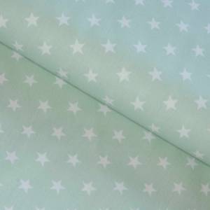 Baumwolle/Webware Petit Stars mint, 1cm Bild 1