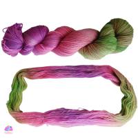 Handgefärbte Sockenwolle Trekking 4fach, Farbe: Hyacinthe Bild 3