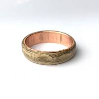 #190 Gr. 64 Bentwood Ring Paldao Kupfer Holz Bild 1