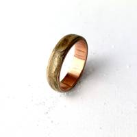 #190 Gr. 64 Bentwood Ring Paldao Kupfer Holz Bild 2