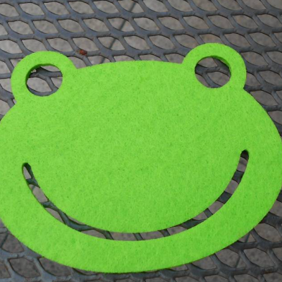 Frosch Filz Untersetzer  RESTBESTAND 