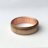 #216 Gr. 60 Bentwood Ring Apfel Tineo Kupfer Holz Bild 2