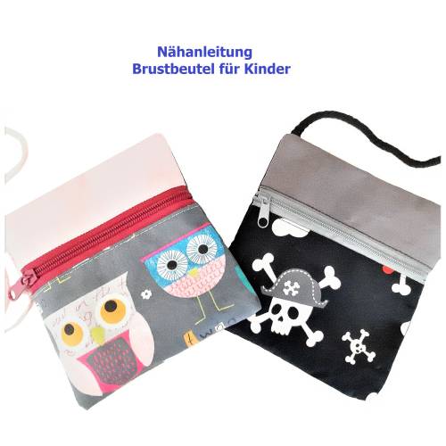 Nähanleitung Kinder Brustbeutel