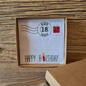 18. Geburtstag Geschenkbox  Geldgeschenk  Glückwunsch Bild 5