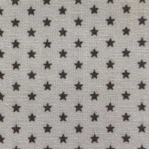 Baumwolle/Webware Mini Stars grau auf weiß Bild 6