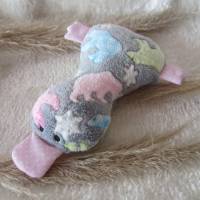 XL Kuscheltier Ente - Eisbären - rosa Schnabel + Füße - absolut kuschelig Bild 1