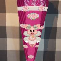 Schultüte Zuckertüte für Mädchen Ballerina Schwein Aurelia verschiedene Farben Bild 4