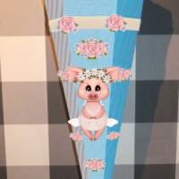 Schultüte Zuckertüte für Mädchen Ballerina Schwein Moira verschiedene Farben Bild 3