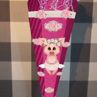 Schultüte Zuckertüte für Mädchen Ballerina Schwein Moira verschiedene Farben Bild 4