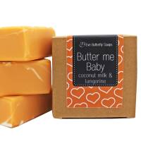 Naturseife "Butter me Baby" (mit Kokosmilch) | Milchseife, Mandarinenduft Bild 3