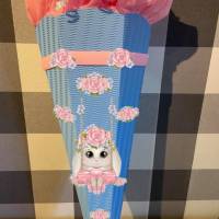 Schultüte Zuckertüte für Mädchen Ballerina Hase Maya verschiedene Farben Bild 2