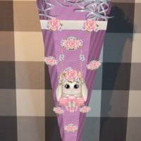 Schultüte Zuckertüte für Mädchen Ballerina Hase Maya verschiedene Farben Bild 5