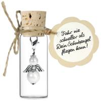 Perlenschimmer Schutzengel - Liebevoll verpackt im Korkenglas Bild 6
