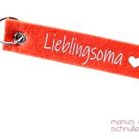 Schlüsselanhänger Filz "Lieblingsoma", Geschenk Bild 2