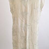 Damen Tunikakleid Batik Look Creme/Weiß Bild 3