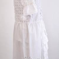 Damen Sommerkleid im Besonderen Boho-Stil Weiß | Messestück | Bild 2