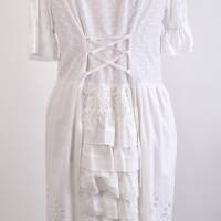 Damen Sommerkleid im Besonderen Boho-Stil Weiß | Messestück | Bild 3