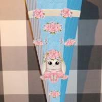 Dekoelemente für Schultüte Zuckertüte für Mädchen Ballerina Hase Maya Nur Motive Bild 2