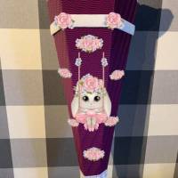 Dekoelemente für Schultüte Zuckertüte für Mädchen Ballerina Hase Maya Nur Motive Bild 3