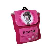 Kindergarten Rucksack girl pink - mit oder ohne Namen - mit Wunschnamen Kinderrucksack - Tasche für Mädchen Bild 3