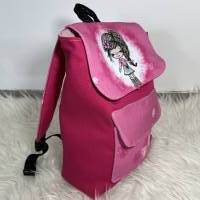 Kindergarten Rucksack girl pink - mit oder ohne Namen - mit Wunschnamen Kinderrucksack - Tasche für Mädchen Bild 7