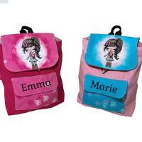 Kindergarten Rucksack girl pink - mit oder ohne Namen - mit Wunschnamen Kinderrucksack - Tasche für Mädchen Bild 9