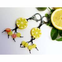 Schlüsselanhänger, Taschenbaumler Zitrone Bild 1