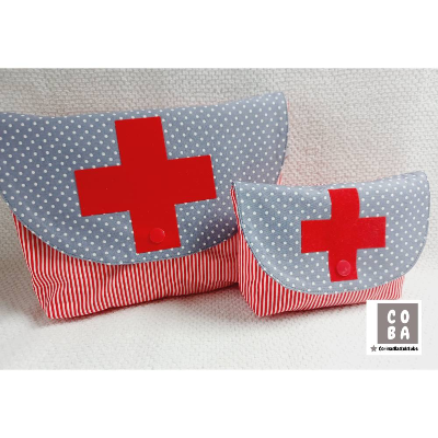 Medikamententasche Set rotes Kreuz Notfalltasche Aufbewahrung für Medikamente Apotheke