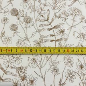 ab 50cm Jersey Blumen Sketch Watercolor - Trockenblumen Aquarell Druckstoff Bild 3