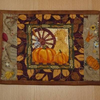 MugRug für den Teepott Tassenteppich Tassenplatz Untersetzer Becherteppich Unterlage Tassenunterlage