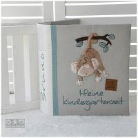 Kindergartenordner, Portfolio, Ordnerhülle mit Affe, personalisierbar Bild 10