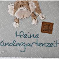 Kindergartenordner, Portfolio, Ordnerhülle mit Affe, personalisierbar Bild 6