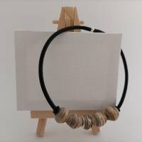 Damenarmband aus Papierperlen - Upcycling - Kiwi Bild 1