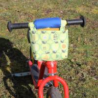 Lenkertasche für Laufrad / Kinderrad / Roller "Apfel grün" Bild 3