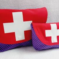 Medikamententasche Set weißes Kreuz Notfalltasche Aufbewahrung für Medikamente Apotheke Bild 1