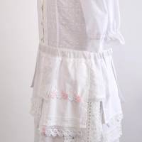 Damen Sommerkleid im Besonderen Boho-Stil Woll/Weiß | Messestück | Typ III Bild 2