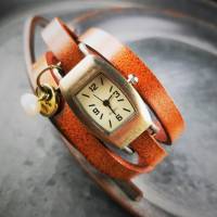 Armbanduhr, Wickeluhr, Uhr, Lederuhr, carpe diem Bild 4