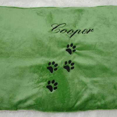Hundedecke Cooper, Hundekissen, personalisiert in Wunschgröße, -farbe und -material