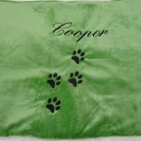 Hundedecke Cooper, Hundekissen, personalisiert in Wunschgröße, -farbe und -material Bild 7